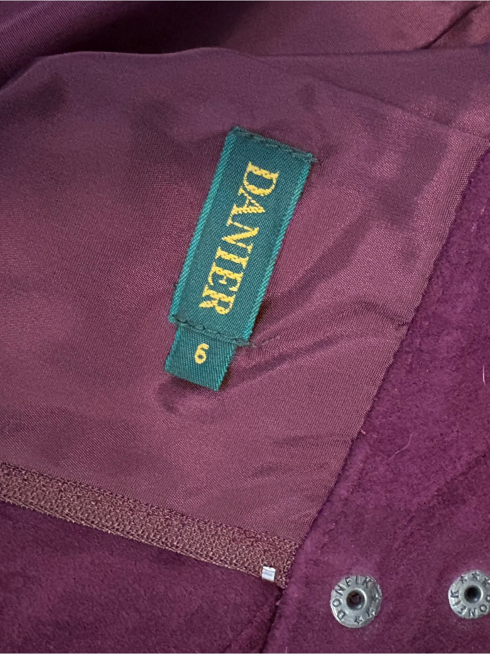 Danier women’s skirt - Deep Plum